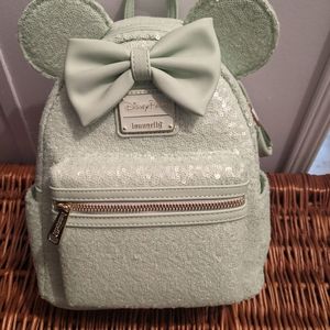 Mint sequin loungefly